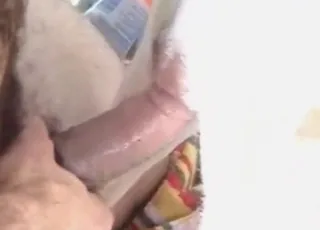 Hot fisting scene with intense animal action